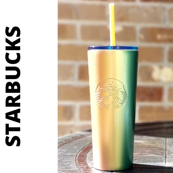 RARE SB Orange/Green Ombre Gradient SS Cold Cup